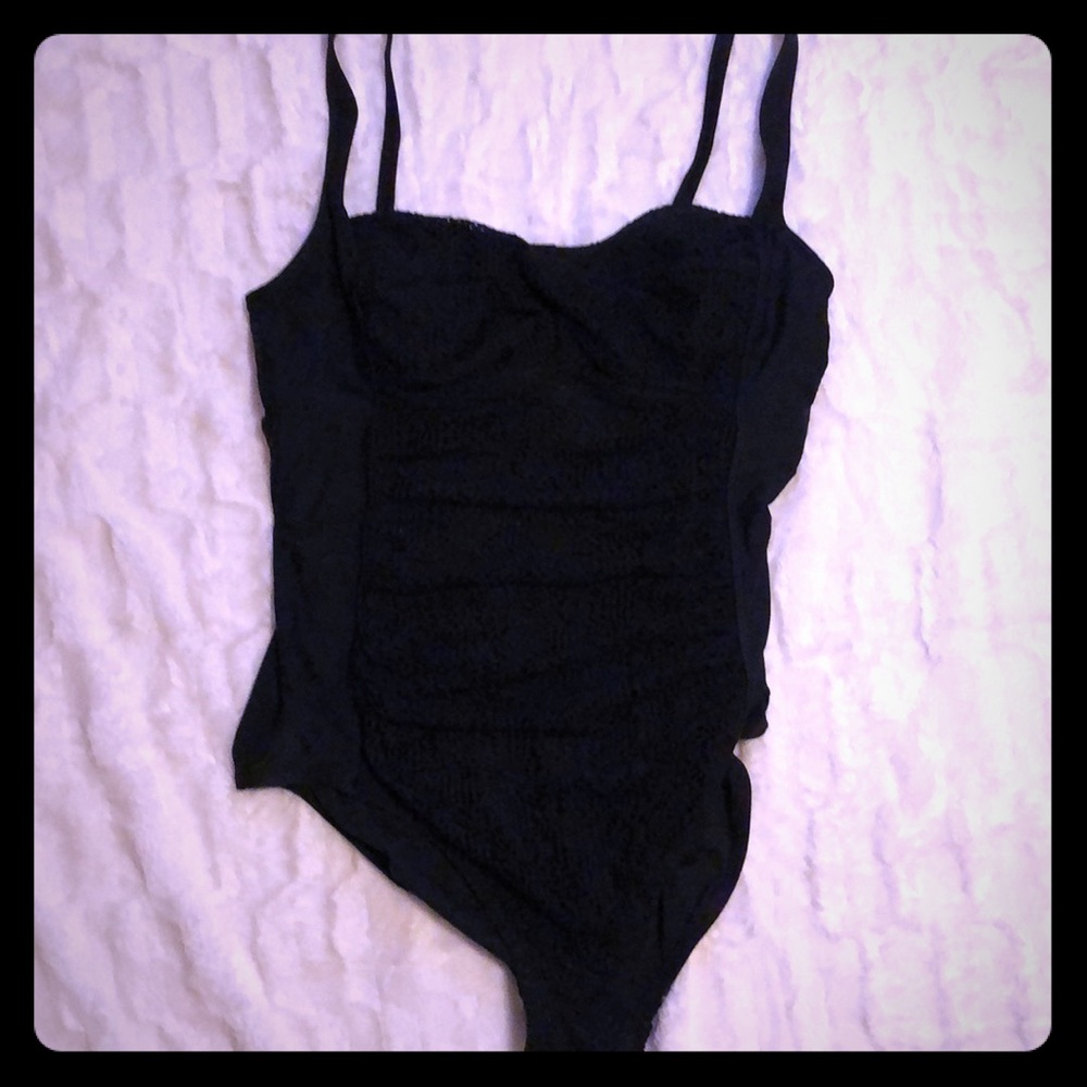 Black one piece